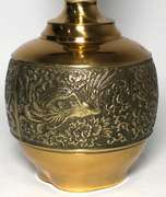 Vintage Brass Collection of One big vase and 3 candlesticks