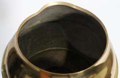 Vintage Brass Collection of One big vase and 3 candlesticks