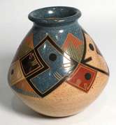 Authentic Nicaraguan Ceramic Vase by Enmanuel Maldonado With certificate