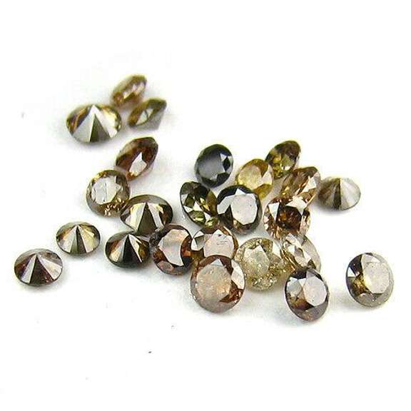 Unheated 1ct fancy cognac Diamond parcel