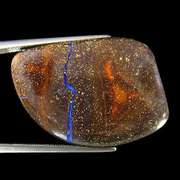 Shimmering metalic 37.78ct Australian Boulder Opal