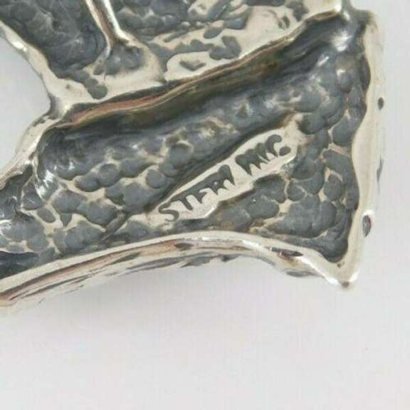 Sterling Silver Wolf Head Pendant