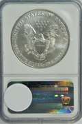 Key date Superb Gem BU 1996 $1 Silver Eagle. NGC MS69