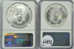 Key dates Superb Gem BU 1996 & 1997 $1 Eagles. NGC MS69