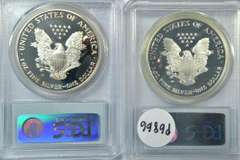 2001-W & 2002-W Gem Proof Silver Eagles. NGC PF69 UC
