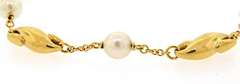 Tiffany & Co 18K and Cultured Pearl Bracelet