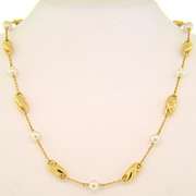 Tiffany & Co 18KT Gold and Cultured Pearl Necklace