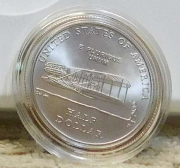 2003 Uncirculated First Flight Clad Half Dollar Commem.