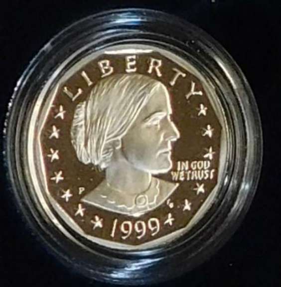 1999 PROOF Susan b. Anthony Dollar