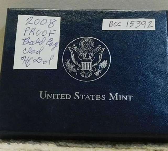 2008 PROOF Bald Eagle Clad Half Dollar Commem