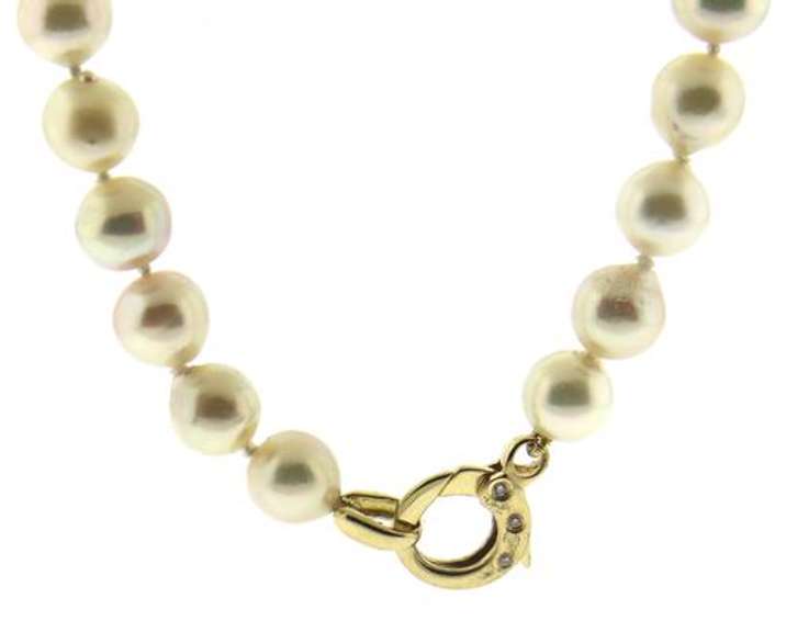 Long 8mm Baroque Pearl Necklace