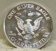 1979 PROOF Washington Silver Eagle; 1 oz Silver round