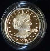 1999 PROOF Susan b. Anthony Dollar