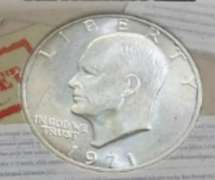 1971-S Uncirculated Ike Silver (40%) Dollar, presentation
