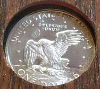 1971-S PROOF Ike Silver (40%) Dollar, Mint box