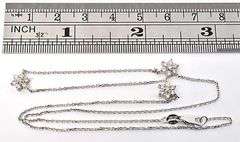 Suave Diamond Necklace in 14K White Gold