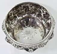 Vintage Siamese Sterling Hand Chased Bowl