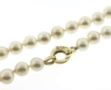Long 8mm Baroque Pearl Necklace