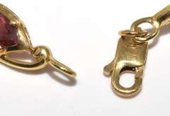 Charming Marquise Tourmaline Bracelet in 14KT Yellow Gold