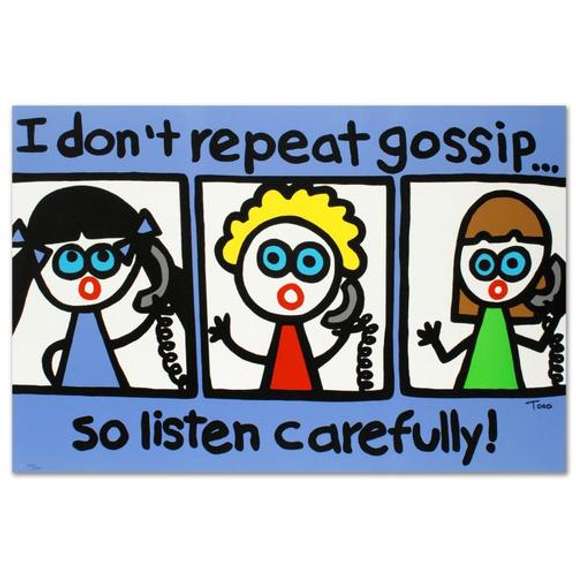 I Don't Repeat Gossip by Todd Goldman