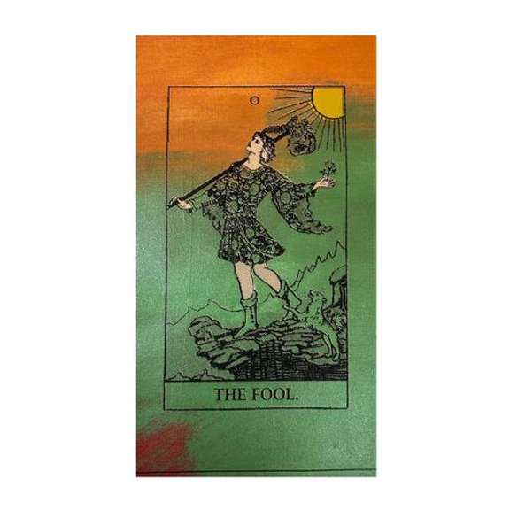 Tarot, The Fool by Steve Kaufman (1960-2010)