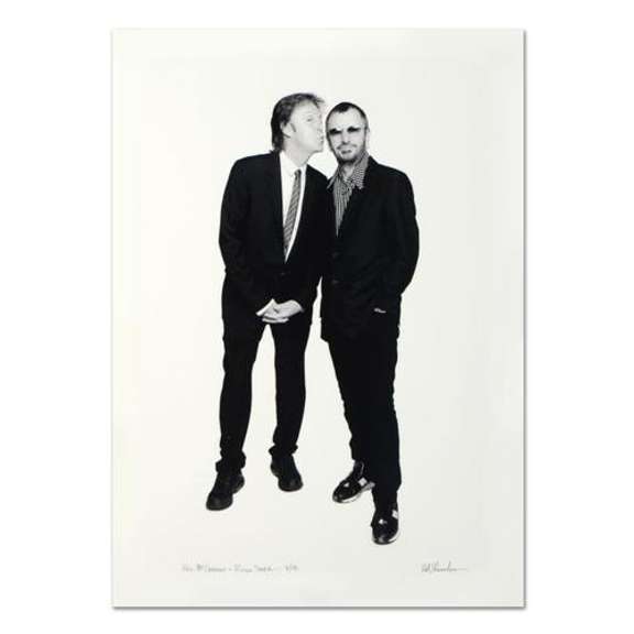 Paul McCartney & Ringo Starr by Rob Shanahan