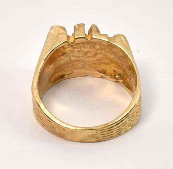 Well Designed Man's Nugget Ring