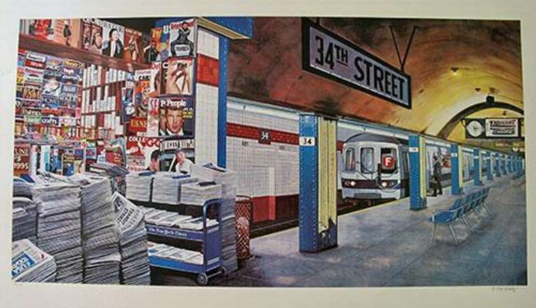 Stunning Ken Keely, My Underground Hand Signed