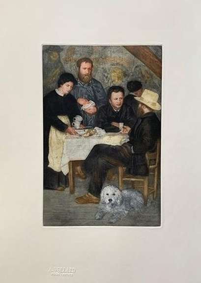 Extremely Collectible Renoir Hand Colored Etching