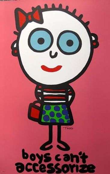 Todd Goldman, Boys Can't Accessorize Hand Signed