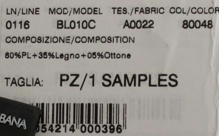 DOLCE & GABBANA BROWN BEADED PULL STRAP BRACELET