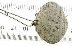 Sterling Silver Stamped Necklace & Earrings Set