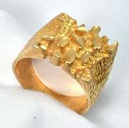 Well Designed Man's Nugget Ring