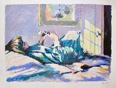 Rare Aldo Luongo, Alicia Hand Signed Serigraph