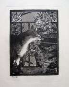 Rare Edouard Manet, Le Chat Aux Fleurs Etching