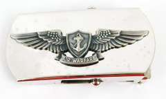 Air Warfare Solid Brass USA Belt Buckle