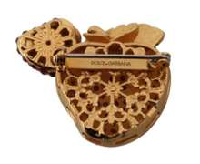 DOLCE & GABBANA STRAWBERRY PIN BROOCH