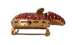 DOLCE & GABBANA STRAWBERRY PIN BROOCH