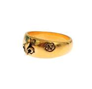 NIALAYA GOLD PLATED 925 SILVER RING