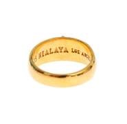 NIALAYA GOLD PLATED 925 SILVER RING