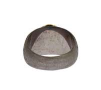 NIALAYA GOLD CREST 925 STERLING SILVER RING