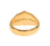 NIALAYA GOLD PLATED 925 STERLING SILVER RING
