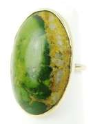 Early 14K Ring with Huge Natural Turquoise