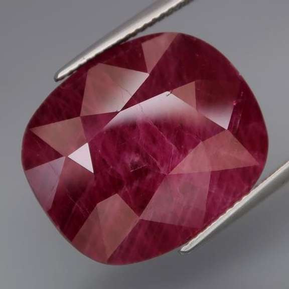 Giant 35.03ct UNHEATED blood red Ruby