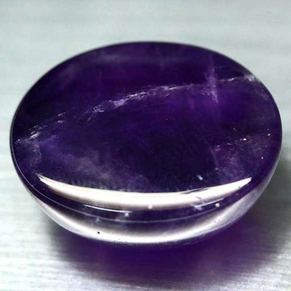 Massive 40.06ct untreated Amethyst cabochon
