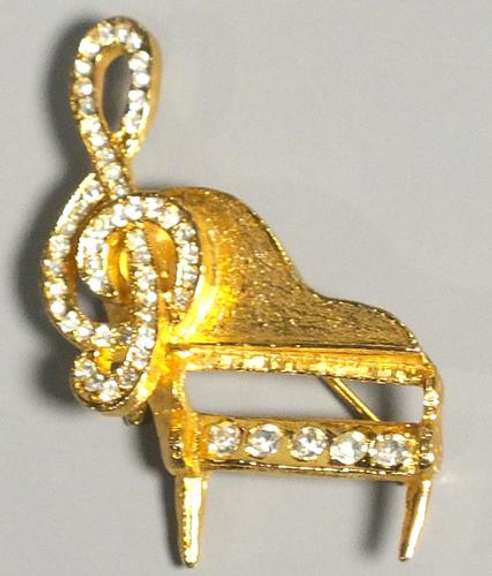 Dazzling Piano Pin