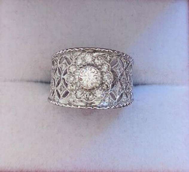 Fabulous 18kt Gold & Diamond Cocktail Ring