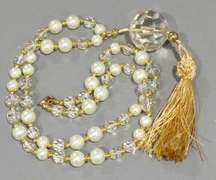 Great Beaded Necklace with Tassel