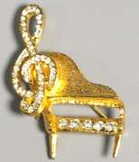 Dazzling Piano Pin