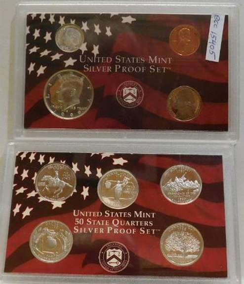 1999 Silver PROOF Set, no box, Key Date